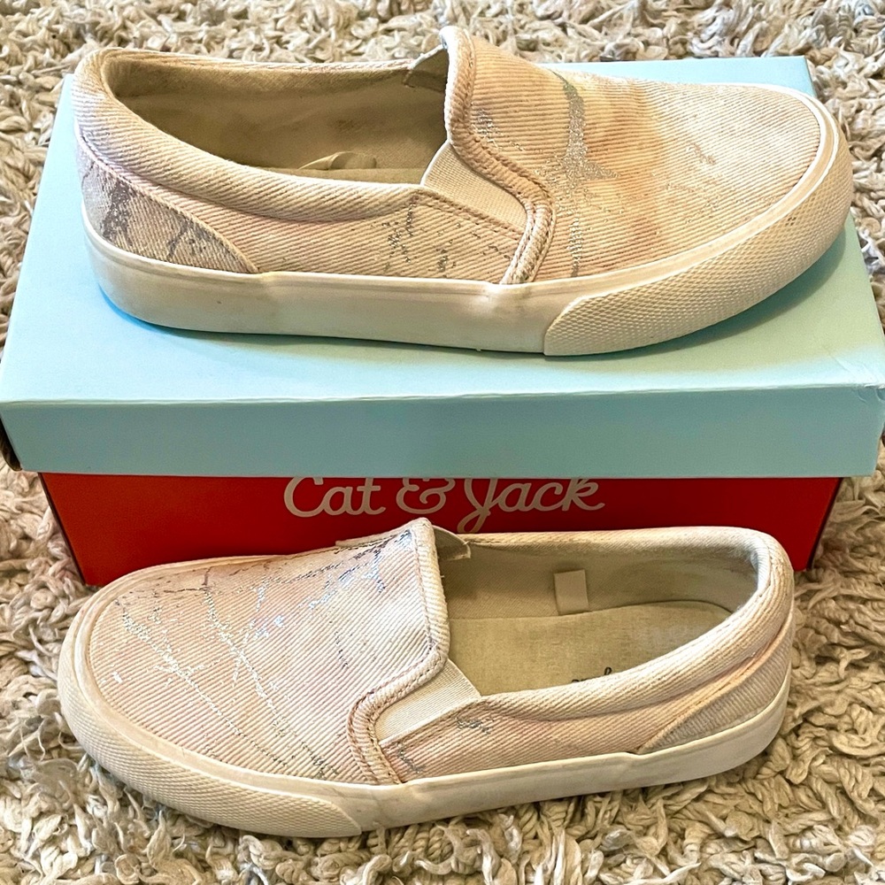 Cat & Jack “Sariah” Slip-On Sneakers, Size 1